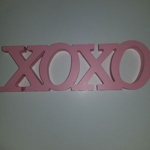 XOXO kisses love decor standee